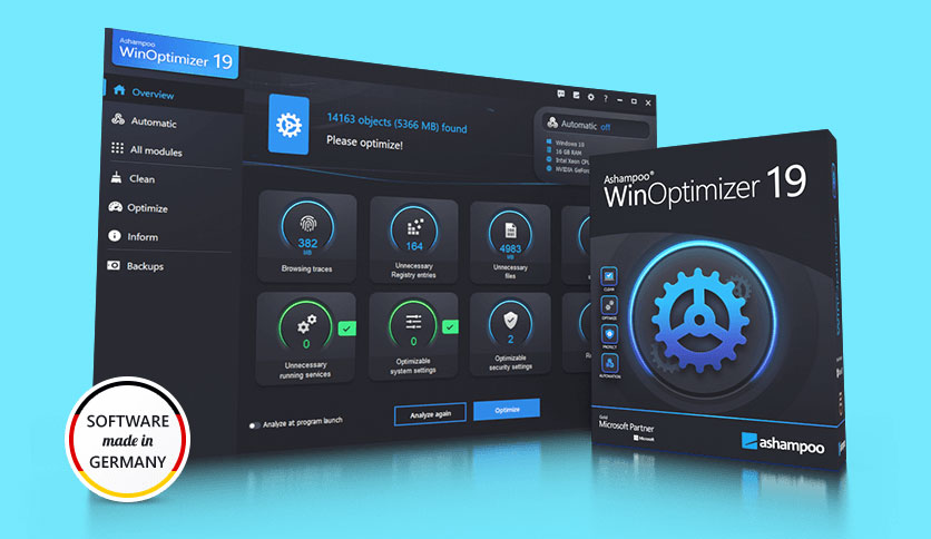 Ashampoo WinOptimizer Crack