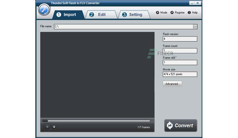 ThunderSoft Flash to FLV Converter Crack
