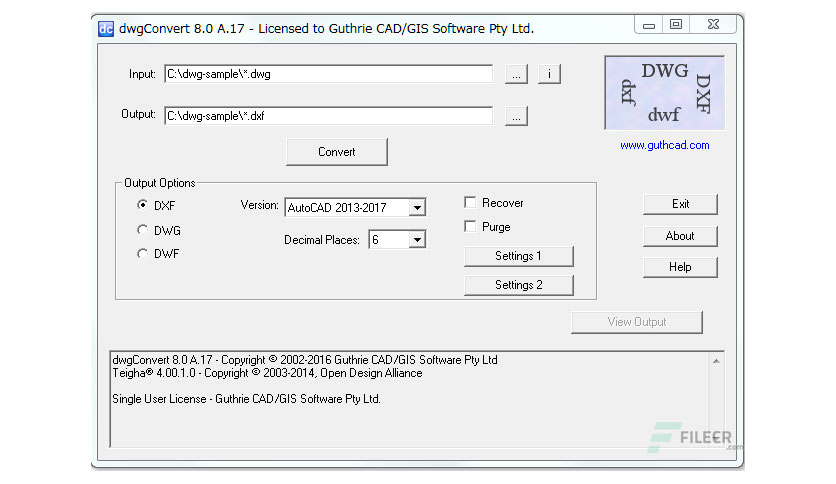 Guthrie dwgConvert Crack