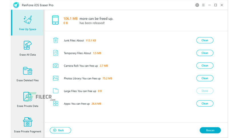PanFone iOS Eraser Pro Crack