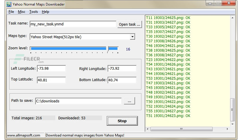 AllMapSoft Yahoo Normal Maps Downloader Crack