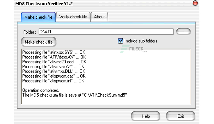 MD5 Checksum Verifier Crack